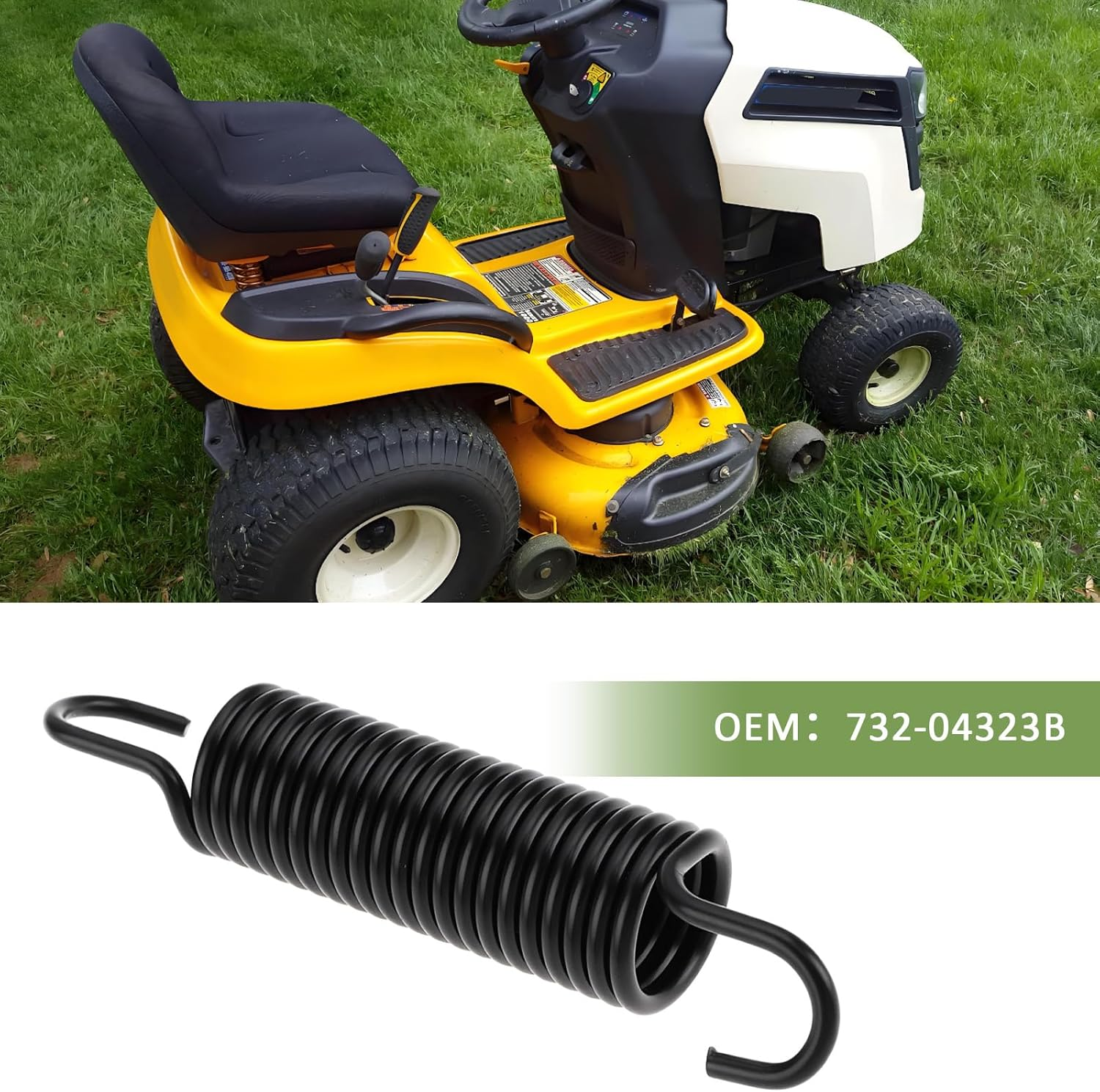 Tractor Idler Extension Spring 732-04323B 732-04323 Compatible with MTD Compatible with Cub Cadet image number 6