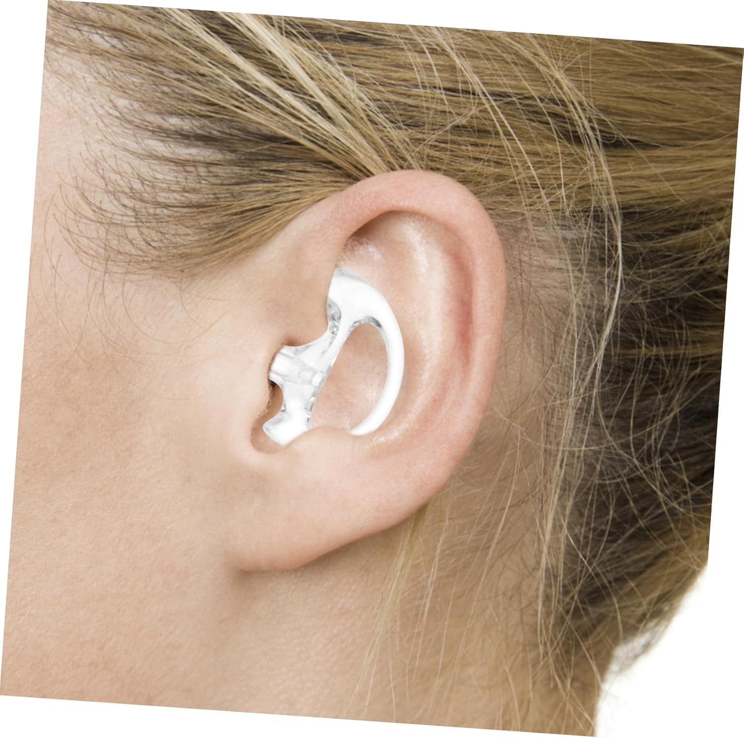 HOMSFOU 5 Pairs Accessories Replacement Replaceable Ear Mold Reusable Earpiece Insert Silicone Earpiece Ear Inserts Small Ear Supply image number 2