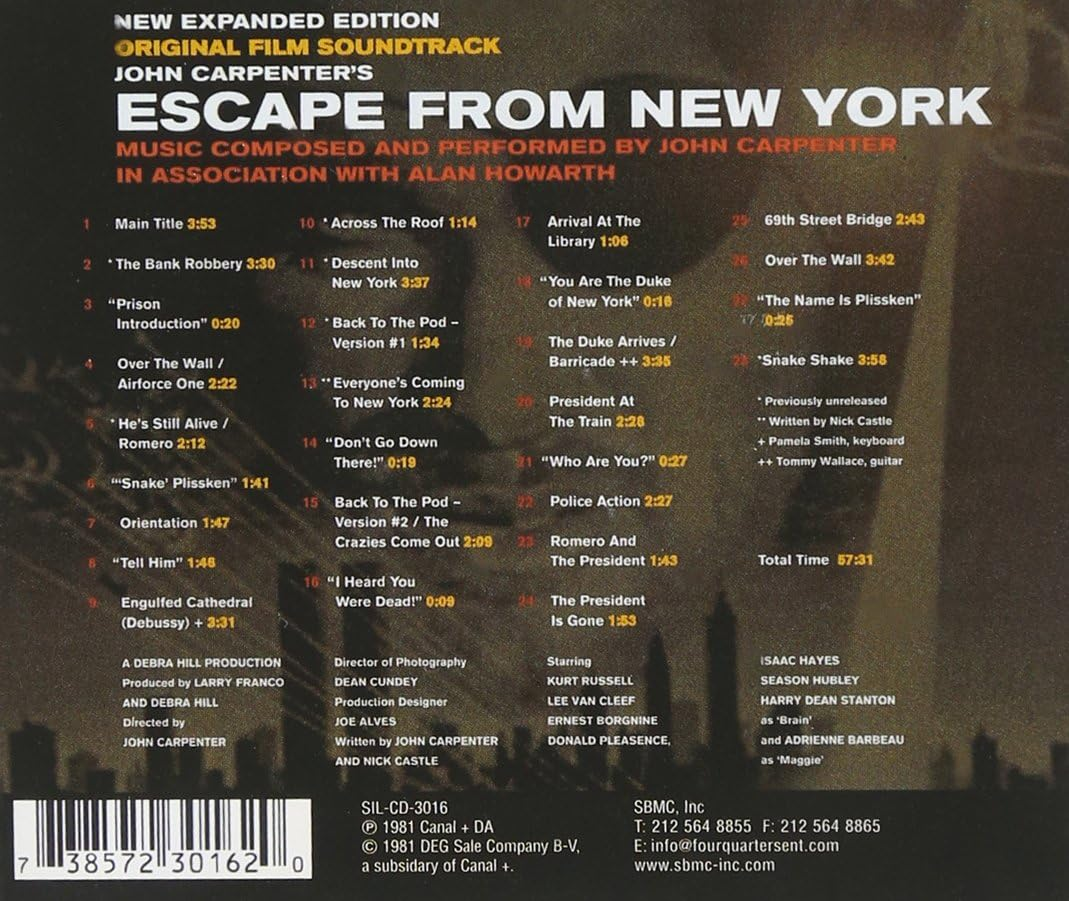 Escape from New York O.S.T.