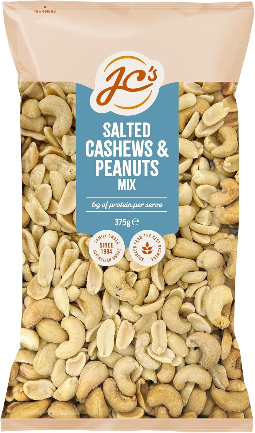 J.C.'S Quality Foods Salted Cashew Peanut Mix 375G image number 1