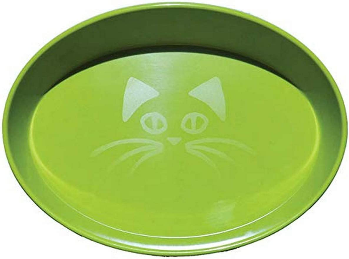 SCREAM Oval Cat Bowl, Loud Blue