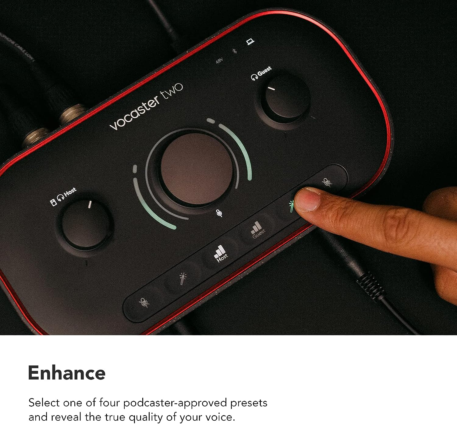 Focusrite Vocaster Two Podcasting Audio Interface for Recording image number 1
