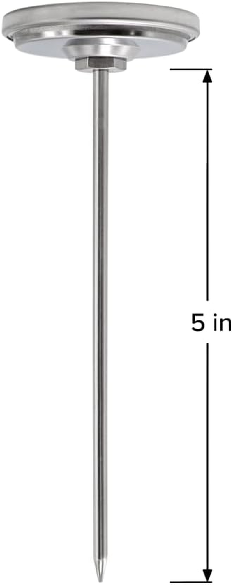 REOTEMP K82-3 Soil Thermometer, 7 Inch Stem, Waterproof, for Seeding and Transplanting Garden Temperature Measurement, 0-220 Fahrenheit