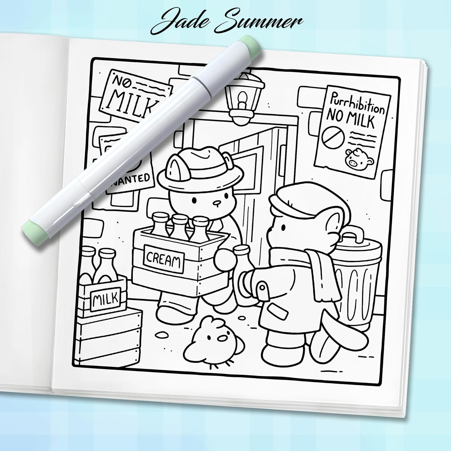 Cozy Eras 2: Cute Coloring Book for Adults and Teens with Charming Characters and Easy-To-Color Nostalgic Scenes for Relaxation image number 6