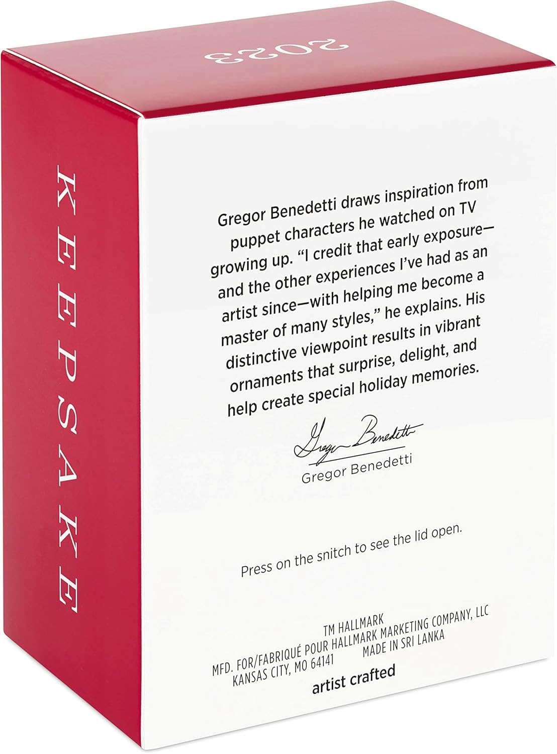 Hallmark Keepsake Christmas Ornament 2023, Harry Potter Marauder'S Map Mug Ornament, Gifts for Harry Potter Fans image number 1