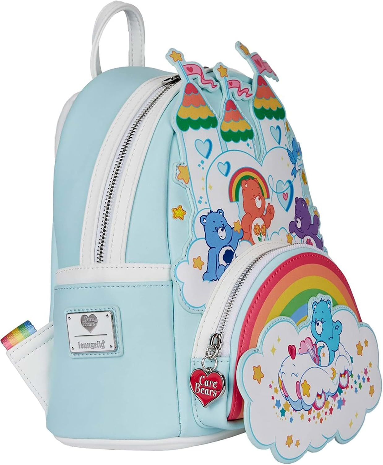 Loungefly Care Bears Carealot Castle Mini Backpack image number 1