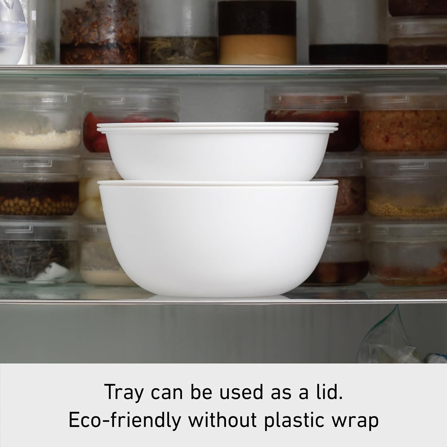 Like-It | Colander & Bowl Full Set of 6 | 6 Global Design Awarded | Washing Rice, Draining Noodles and Pasta | 8.94" X 8.94" X 4.09" | Deep & Shallow Colander & Bowl, 2 Plate Set | BPA Free | White | image number 1