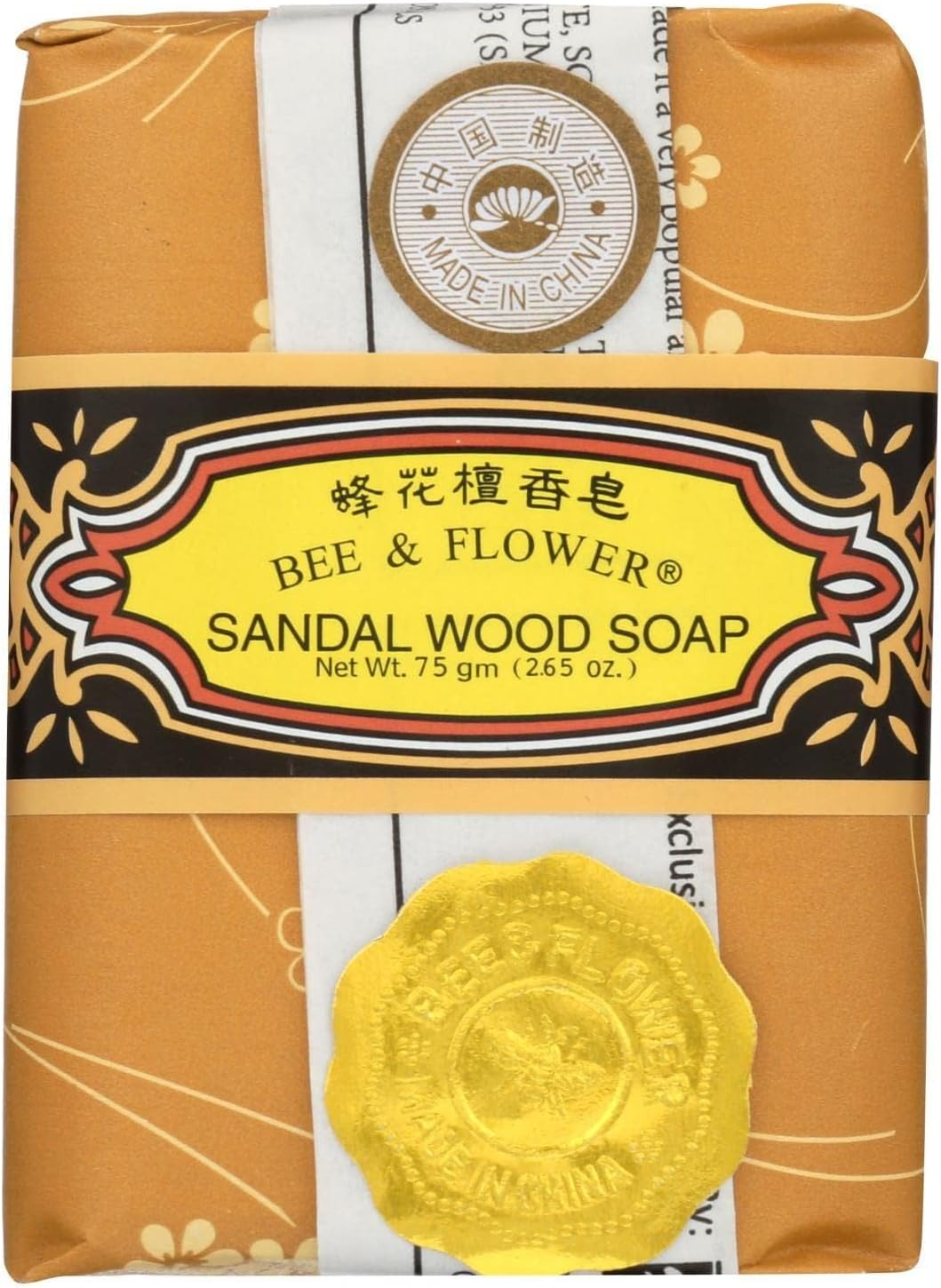 Bee & Flower - Chinese Sandalwood Soap 2.65Oz - 12/Case