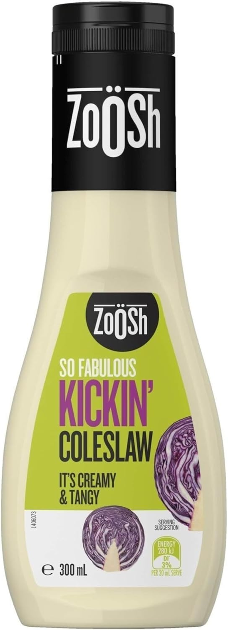 Zoosh so Fabulous Kickin' Coleslaw Salad Dressing 300 Ml
