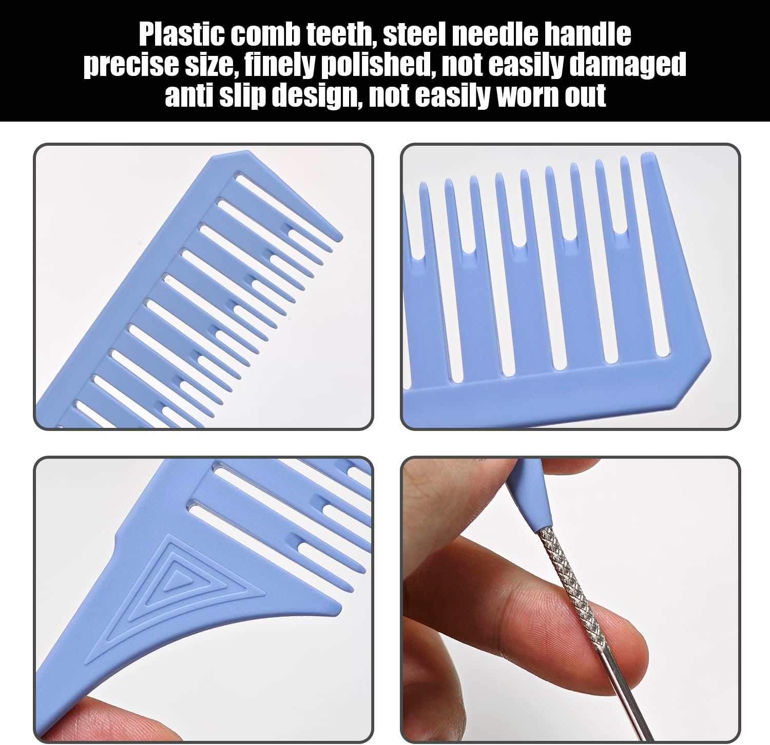 4 Pieces Hair Dyeing Comb, Hair Styling Accessories, Heat Resistant Comb, Hairdressing Salon Tools, Hairdressing Tools image number 1