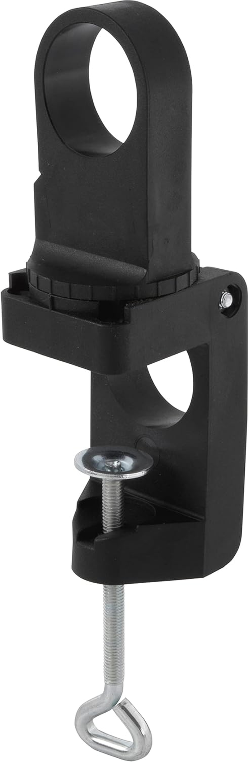 Wolfcraft Universal Drill Clamp, Plastic, Rotatable I 4802000 I Practical Aid for Holding Power Drills in Horizontal and Vertical Position image number 2