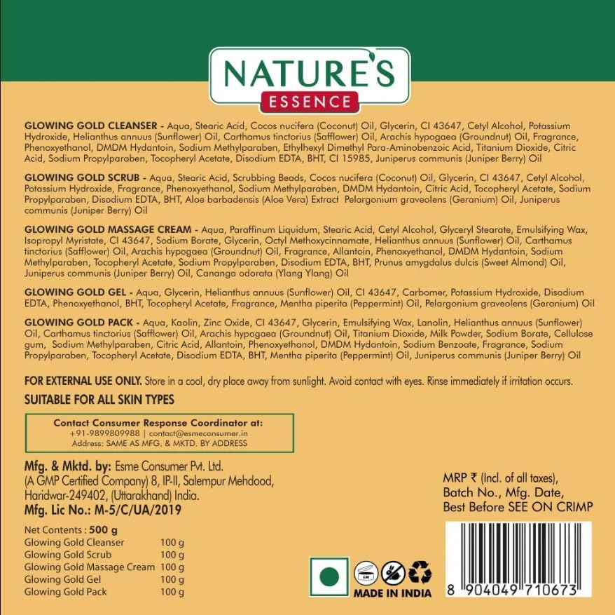 Nature'S Essence Ravishing Gold Facial Kit image number 1