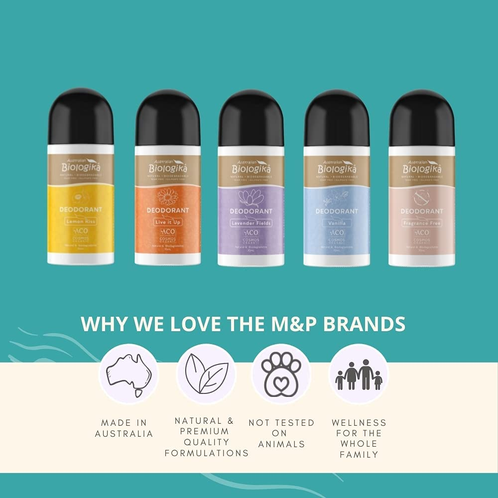 Biologika Live It up Organic Deodorant Roll on (ACO) 70Ml image number 1