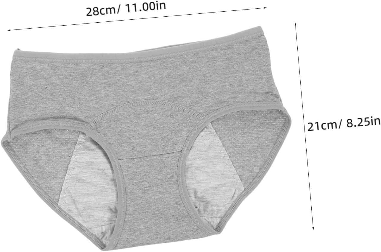 Leak Period Panties for Women Midwaist Comfort Absorbent Breathable Menstrual Underwear Washable Durable for Everyday Use image number 6
