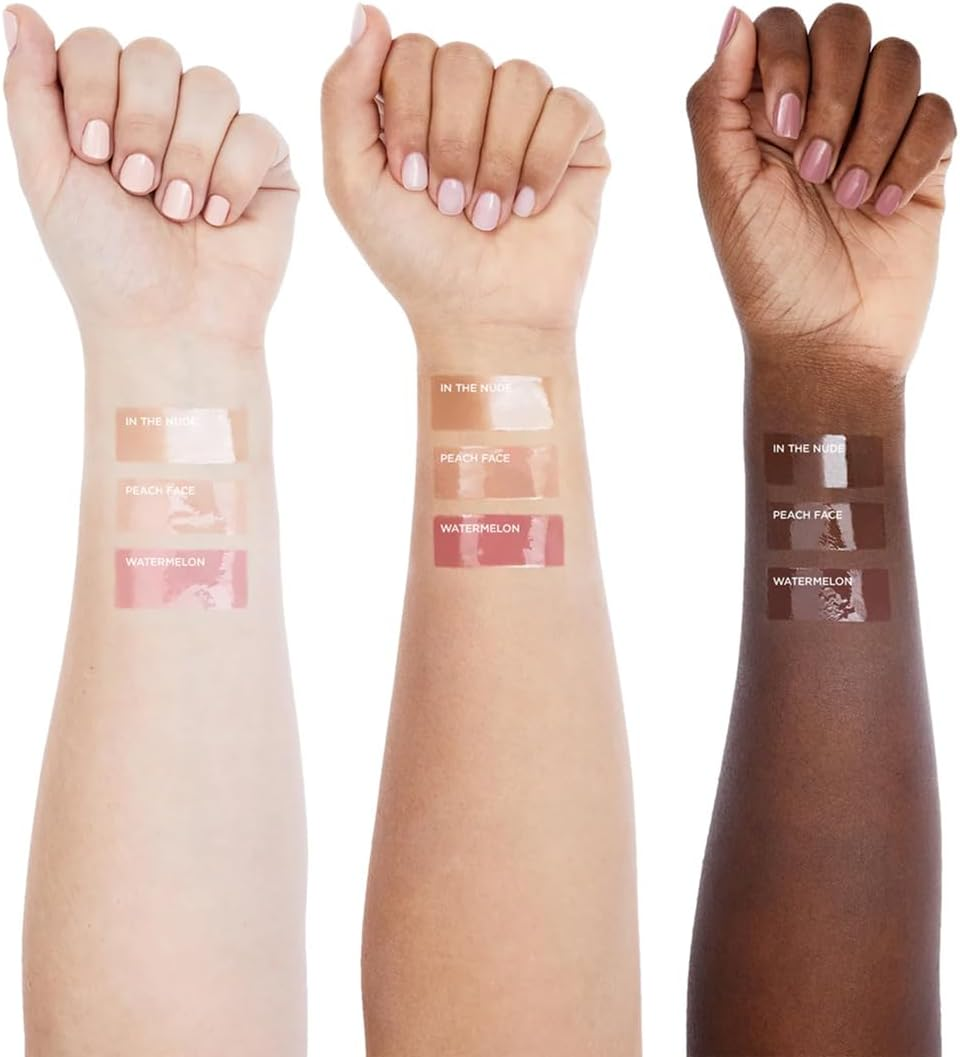 Napoleon Perdis PHAT X JUICY Plumping Lip Gloss | Hydrating Shine with Peptide Complex & Vitamin E | Vegan | Non-Sticky Formula | (5Ml) Peach Face