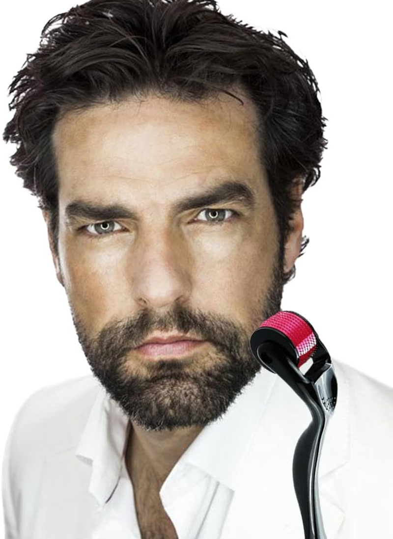 Addabst Derma Roller |540 Titanium Needles| Beard Derma Roller Hair Men, Beard Roller for Men and Women image number 3