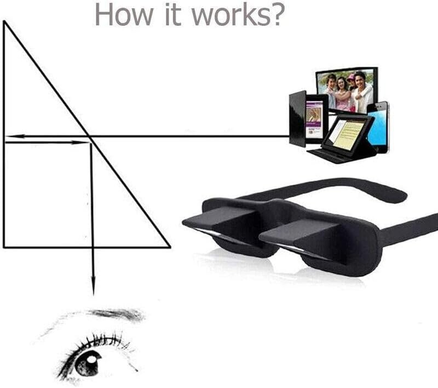 AIMALL Lazy Creative Horizontal Lie Reading View Glasses Periscope Watch TV on Bed image number 1