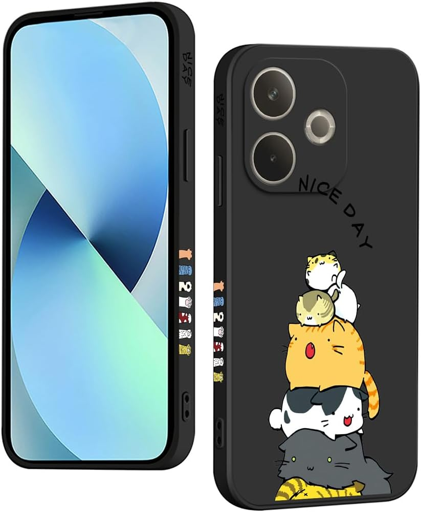 YUXING Silicone Case for Samsung Galaxy A17 5G 4G, Fashion Pattern Cute Mobile Phone Case, Shockproof, Non-Slip, Durable, Ultra Thin Protective Case (Green)