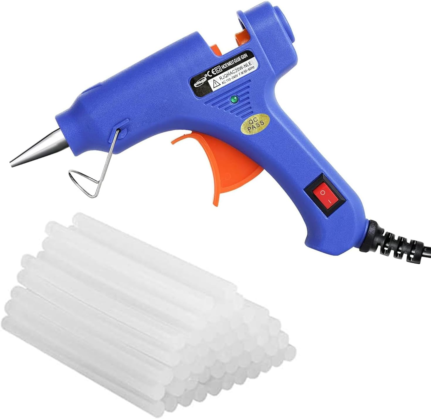 Hot Glue Gun Kit - Mini 20W Hot Glue Gun with 40 Glue Sticks for DIY Crafts, School Projects, and Quick Home Repairs image number 2