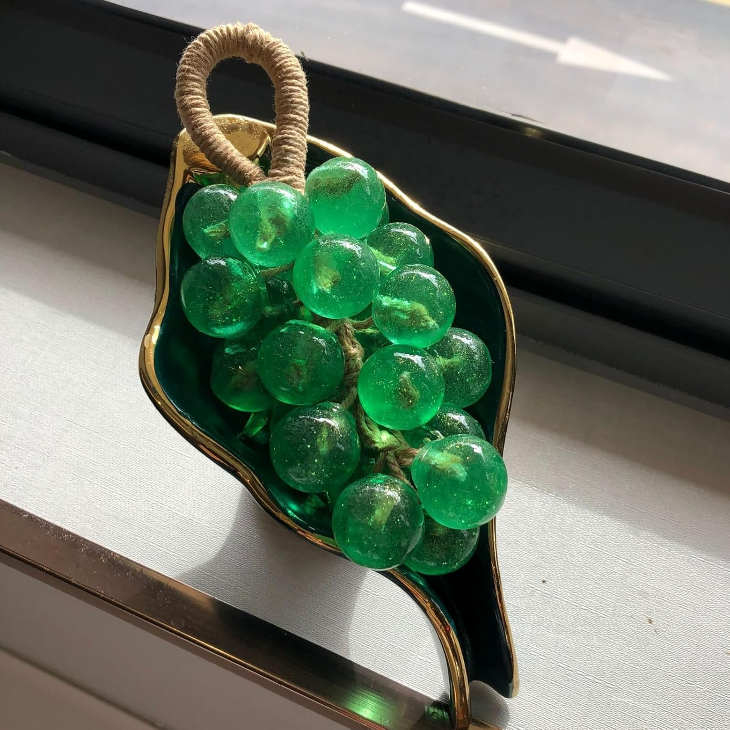 Handmade Crystal Grape Soap on a Rope, Moisturizing Essential Oil Soap for Hand, Face & Body, Decorative for Women & Men, Long Lasting Fragrance Gift (B) image number 4