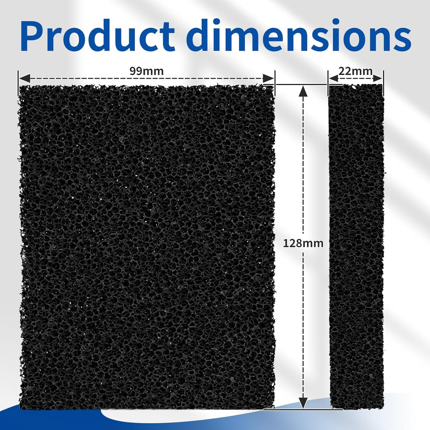 Activated Carbon Filter for SOG Exhaust Systems - Replacement Filter for Motorhomes with SOG Exhaust System Filters, Sponge Filter for Thetford Door Variants, Replacement Parts for Thetford Toilet image number 5