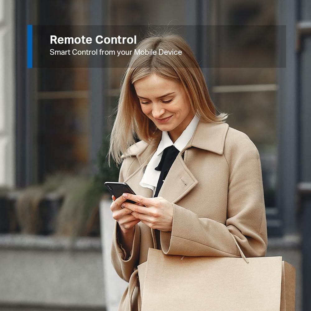 Tapo Tp-Link Smart Wi-Fi Power Strip, Smart Home Safety Protection, Energy Saving, 18W Fast Charging, USB-C, USB-A, Individual Control, APP & Voice Control, Schedule & Timer, Away Mode (Tapo P300) image number 5