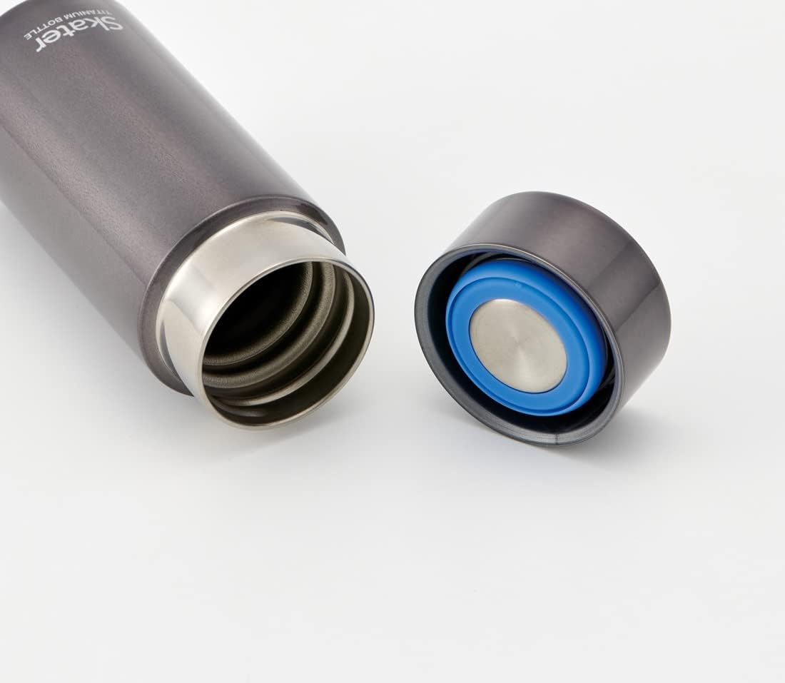 Skater TMB2-A Ultra Lightweight Titanium Mug Bottle, 6.8 Fl Oz (200 Ml), Basic, Wooden Box Included image number 5