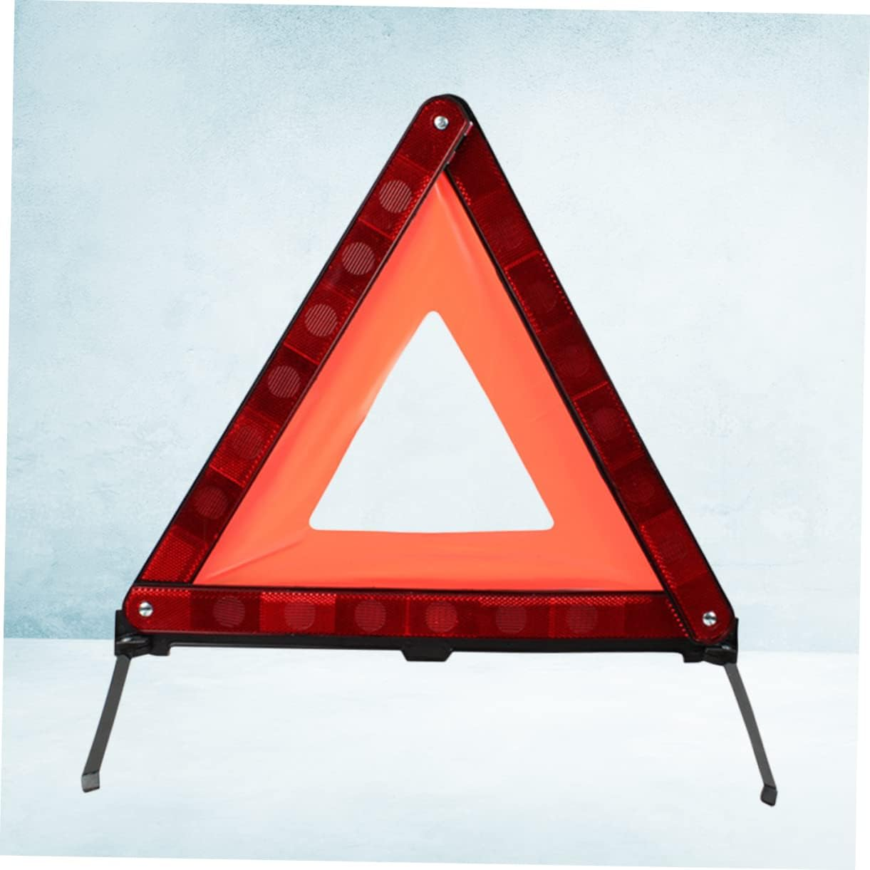 Red Reflective Triangle Warning Sign Car Emergency Roadside Safety Triangle Warning Sign Vehicle Breakdown for Roadside Use image number 5