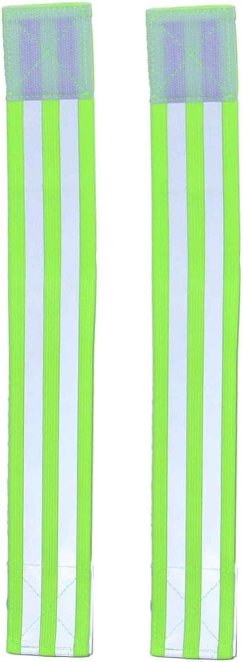 Parliky Reflective Running Gear Armband Elastic Band High Visibility Safety Strap for Men Women Night Running Cycling Walking image number 5