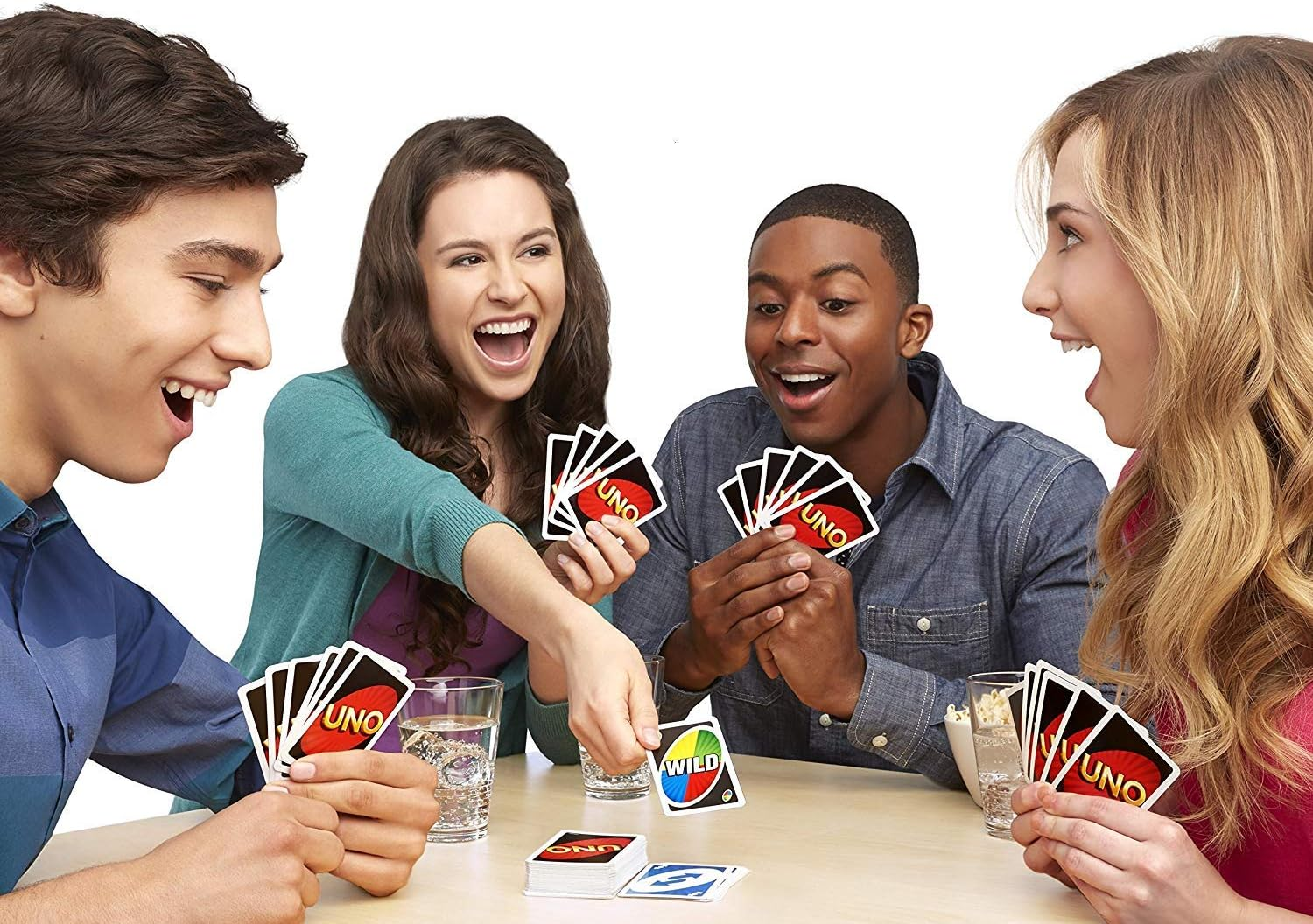 Mattel Uno Original and Uno Flip Card Games, Combo Pack of 2 image number 4