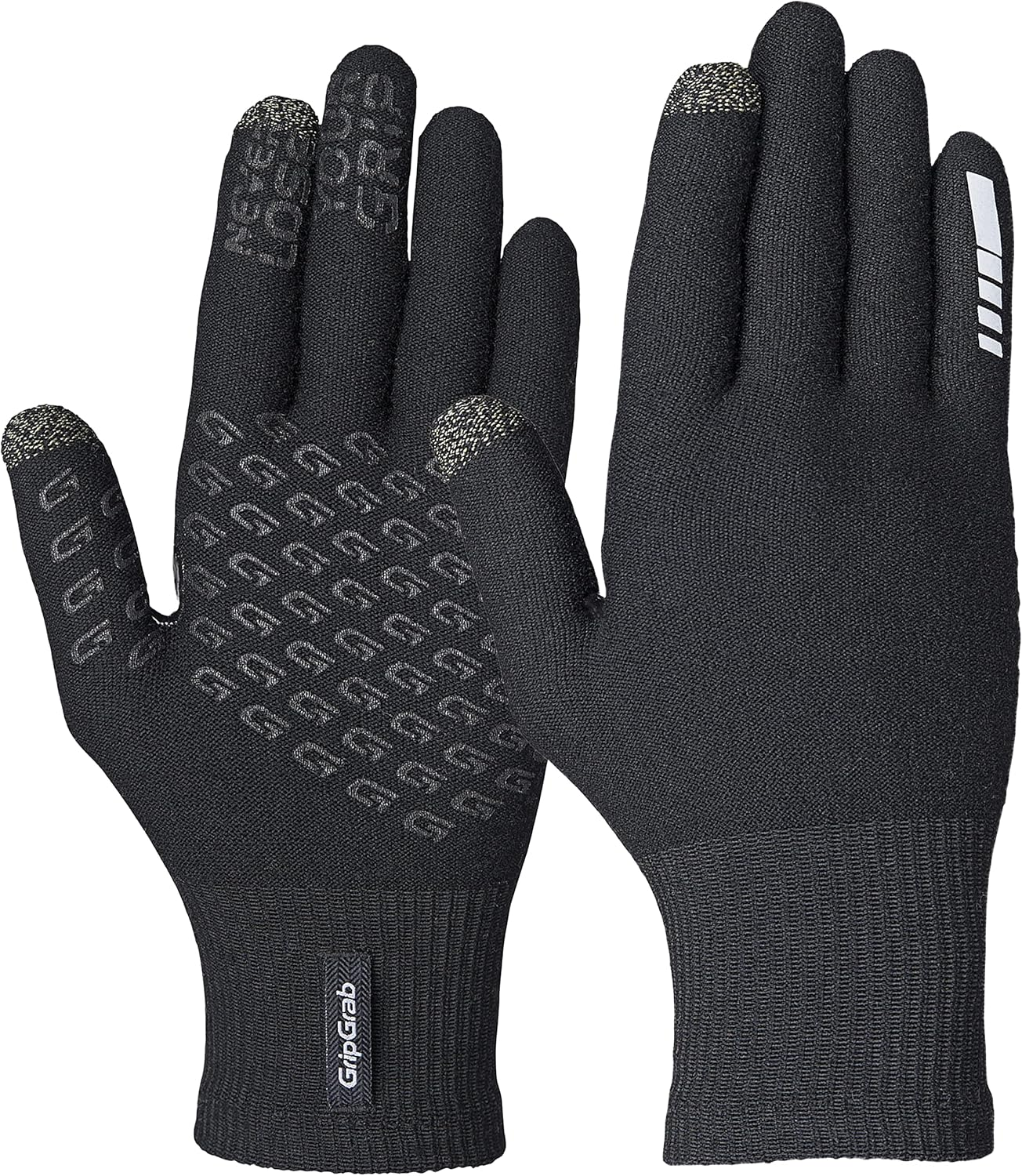 Gripgrab Primavera 2 Merino Wool Spring Autumn Cycling Gloves Knitted Touchscreen Full Finger anti Slip Bicycle Liners