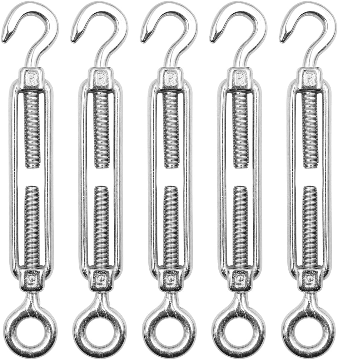 ZONADA 30M 2Mm PVC Coated Stainless Steel Wire Rope Kit with Turnbuckle Tensioner &ndash; Garden Plant Support Cable, Heavy Duty Catenary Wire, Railing System, Metal Cable Kit image number 1