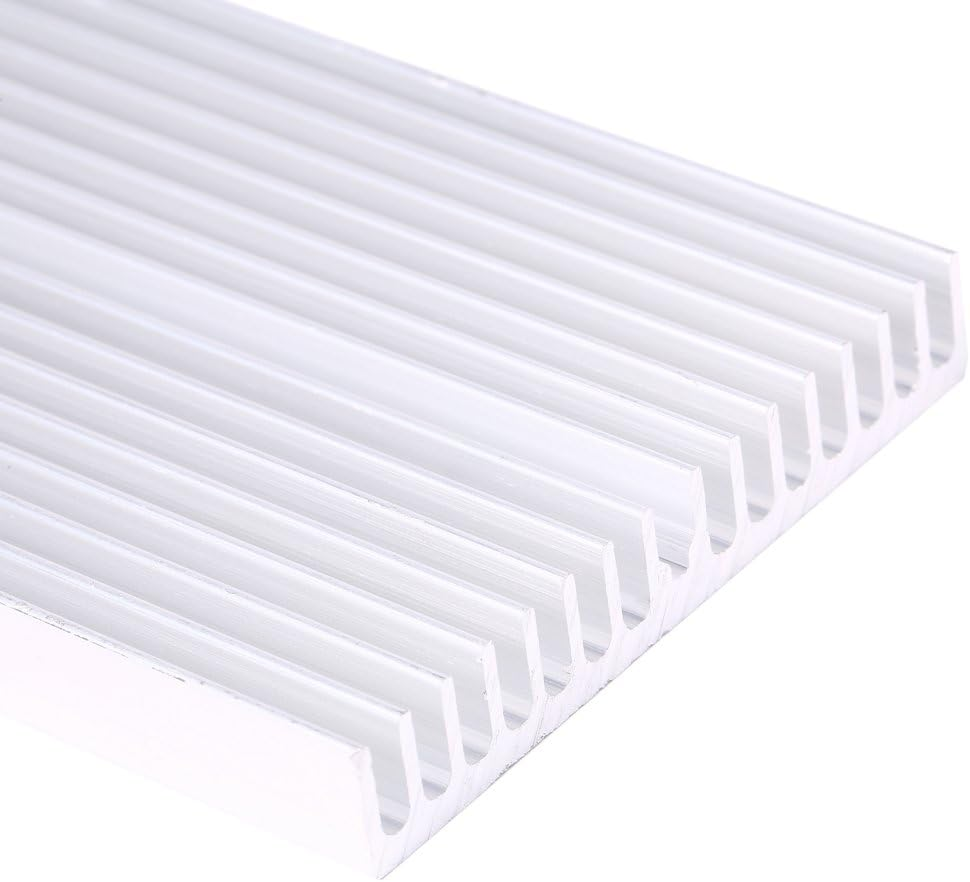 100X 60X 10Mm Aluminum Heat Sink,Diy Heatsink Module Cooler Fin,Grille Shape Heat Sink Chip for IC LED Power Transistor image number 2