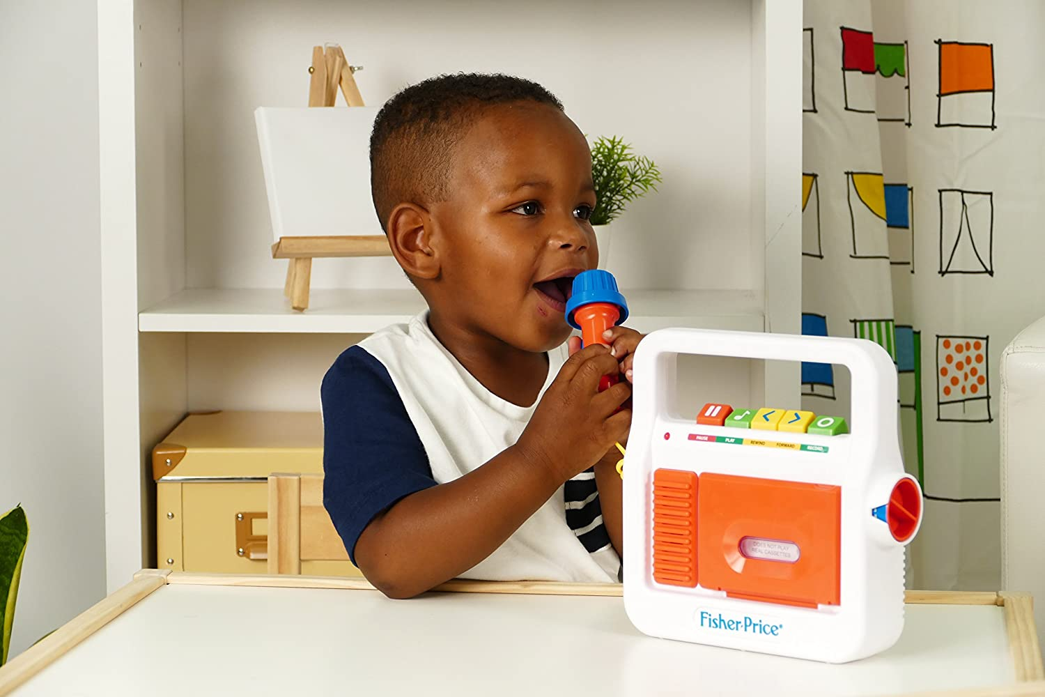 Fisher-Price Retro Tape Recorder, Multi-Color, 02178 image number 4