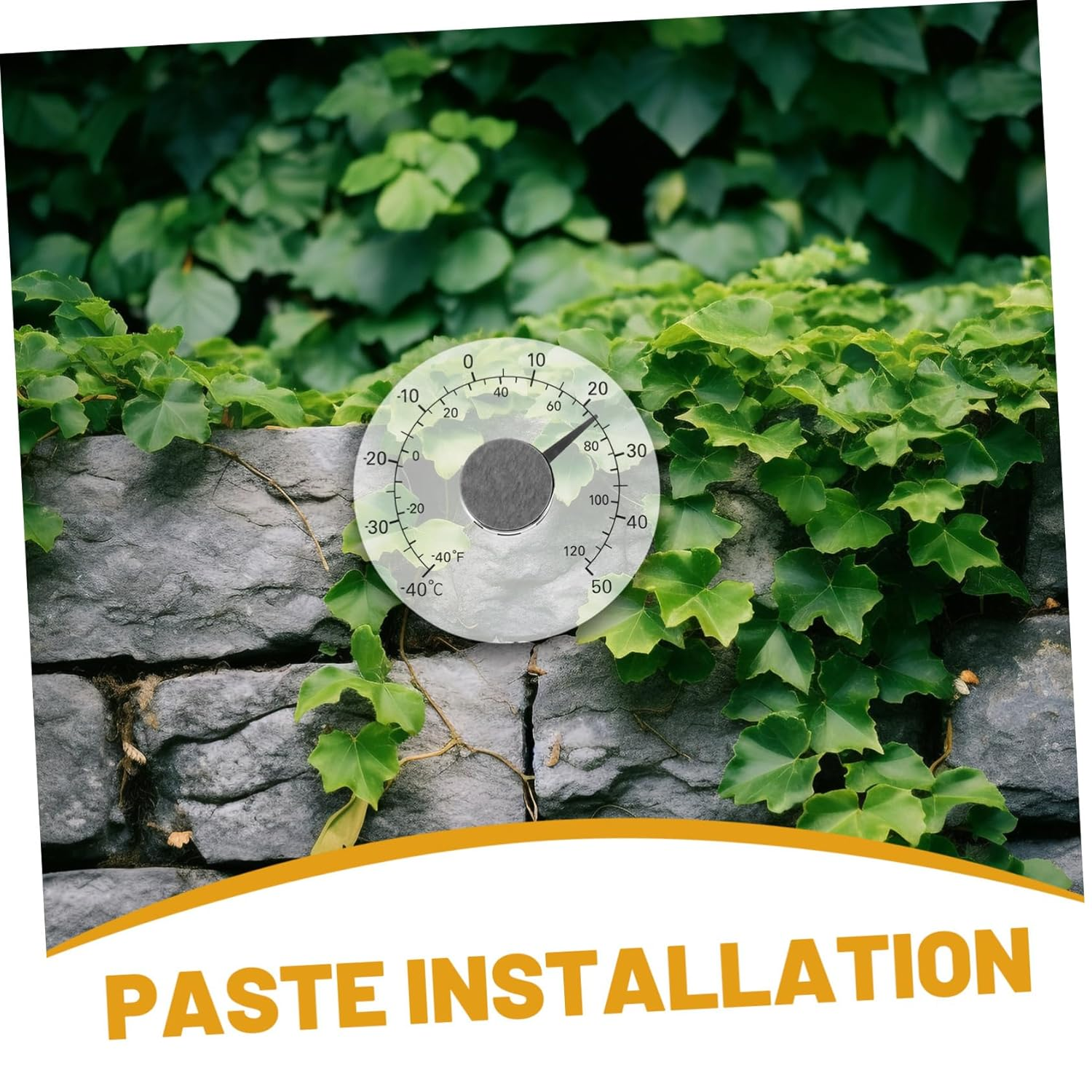 Milisten Window Thermometer with Adhesive for Indoor Outdoor Use Accurate Traditional Temperature Gauge for Home Office Nursery Greenhouse Garden image number 6