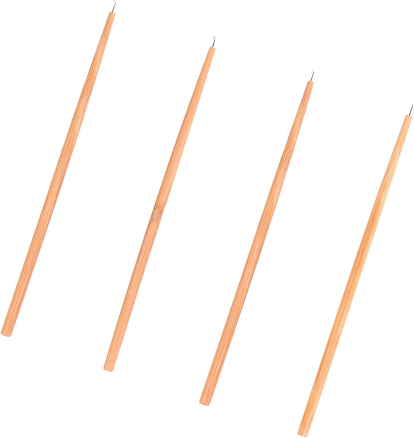 Eigell 4 Pieces Ventilating Needle Hair Wig Ventilating Holder Professional Hair Weave Needles for Lace Wig False Beard Making Repairing Weaving image number 4