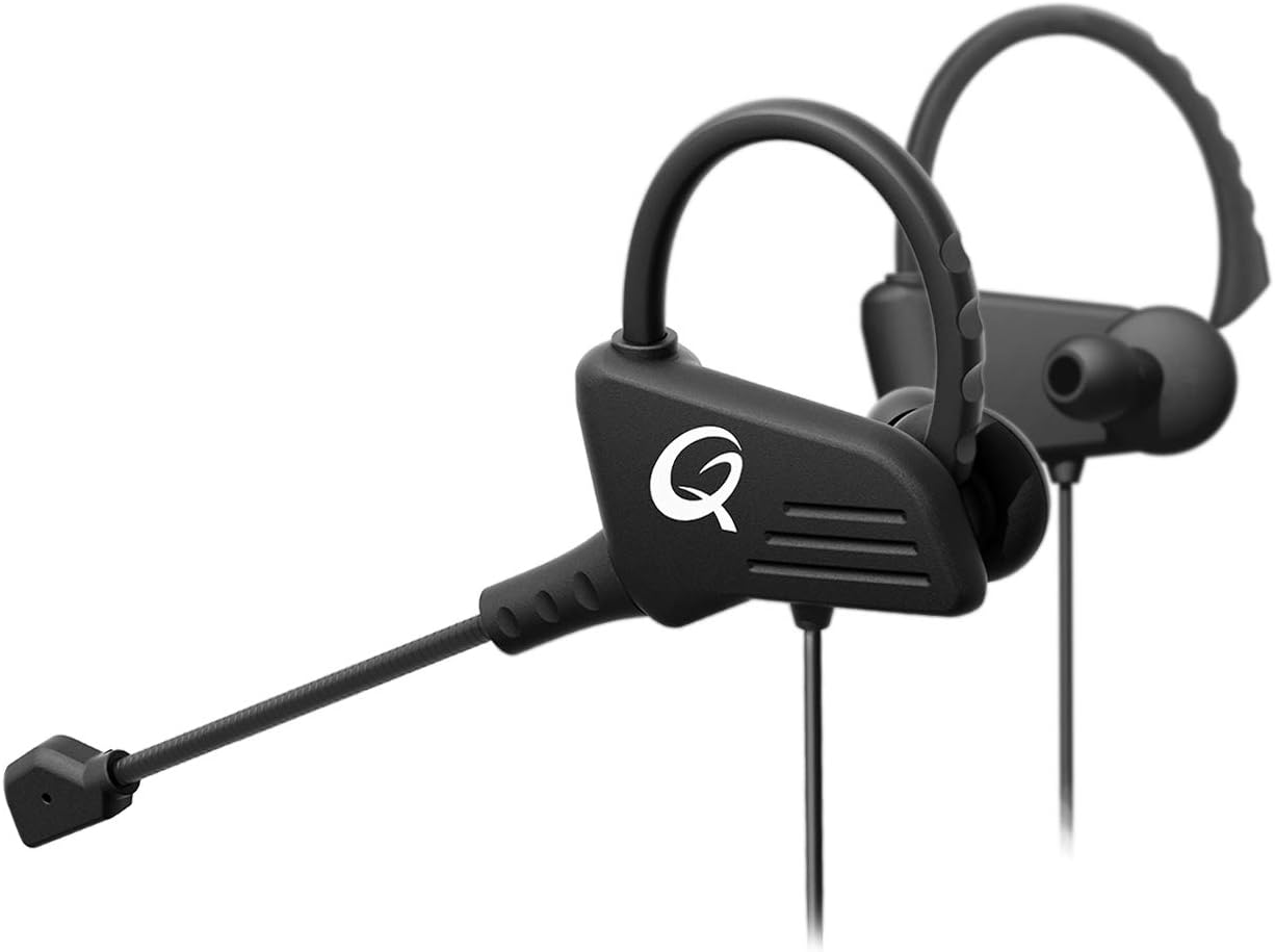 Qpad Qh-5 Esports Stereo Gaming Ear-Buds with Microphone 3.5Mm Stereo Jack Connector 1.5M Cable