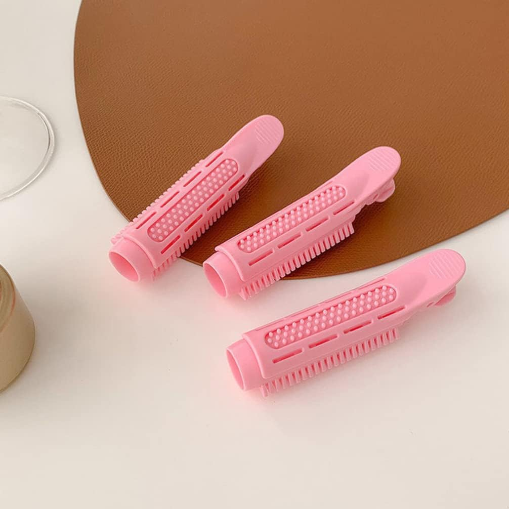 Lurrose Curly Hair Styling Tools Instant Hair Volumizing Clip Volumizing Hair Root Clip Roller DIY Hair Curlers Natural Fluffy Hair Clip for Women, 10Pcs Hair Styling Tools image number 5