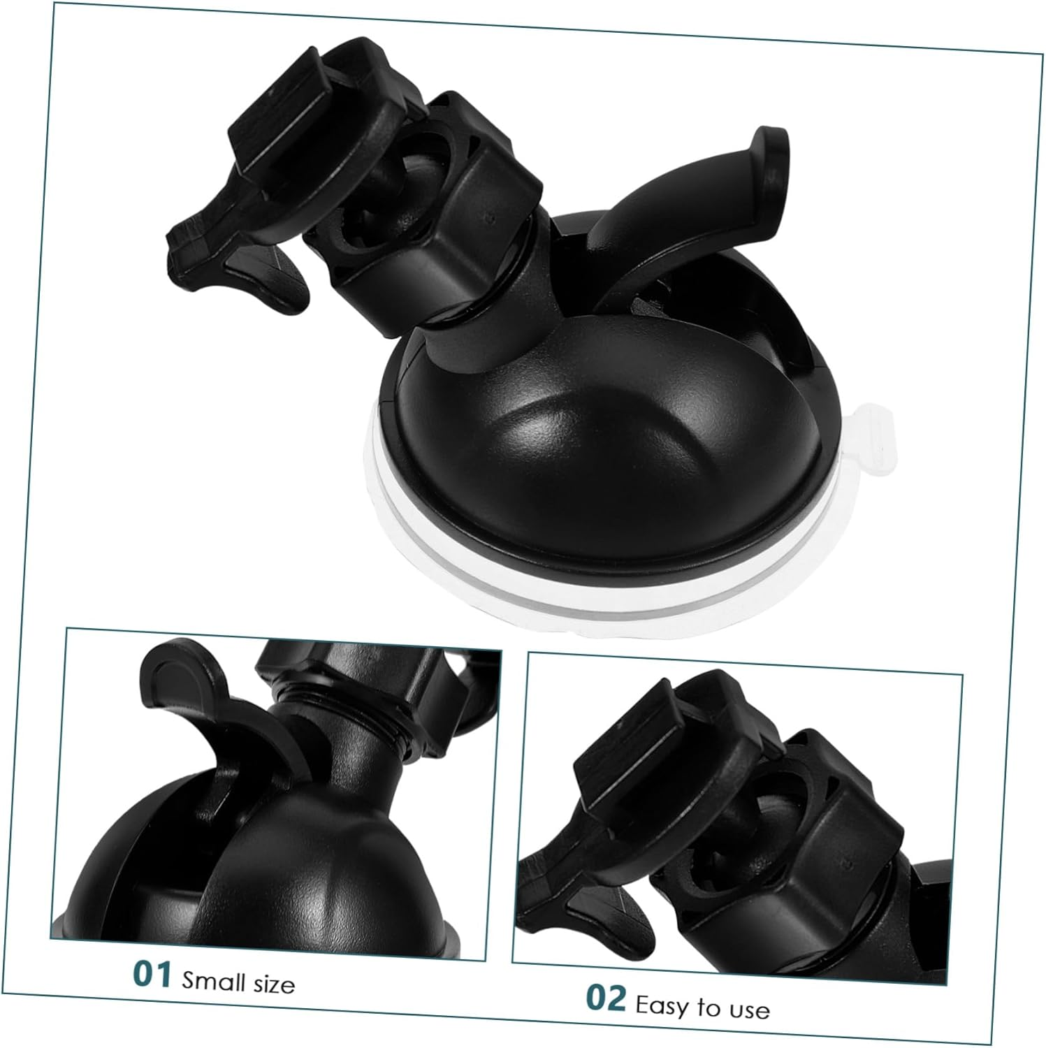 Homoyoyo Dashcam Suction Cup Mount - Durable Dashcam Holder for Secure Car Installation - Compatible with Navman Dash Cameras Easy to Use and Adjustable Design image number 4