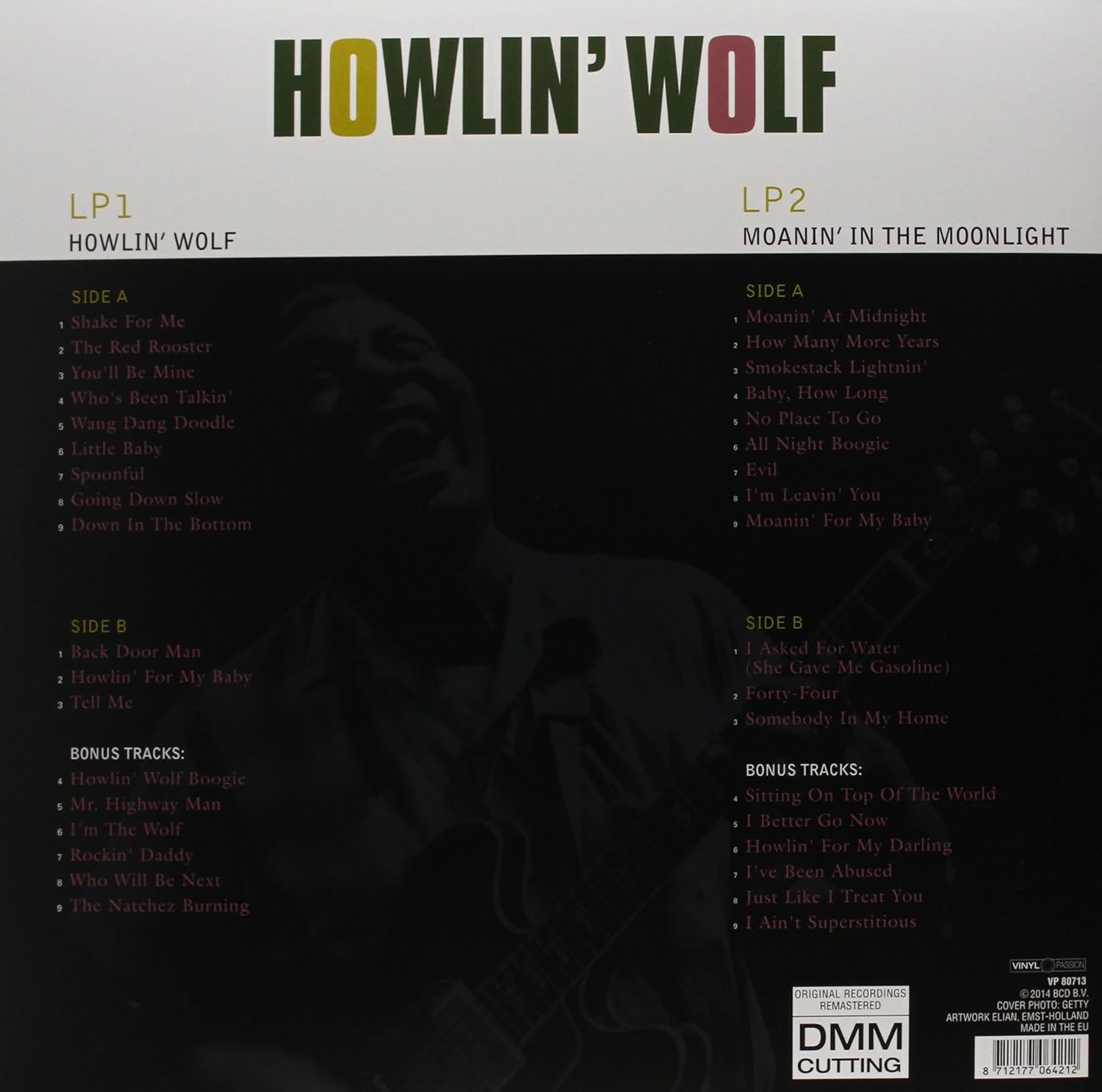 Howlin Wolf / Moanin in the Moonlight (180G)