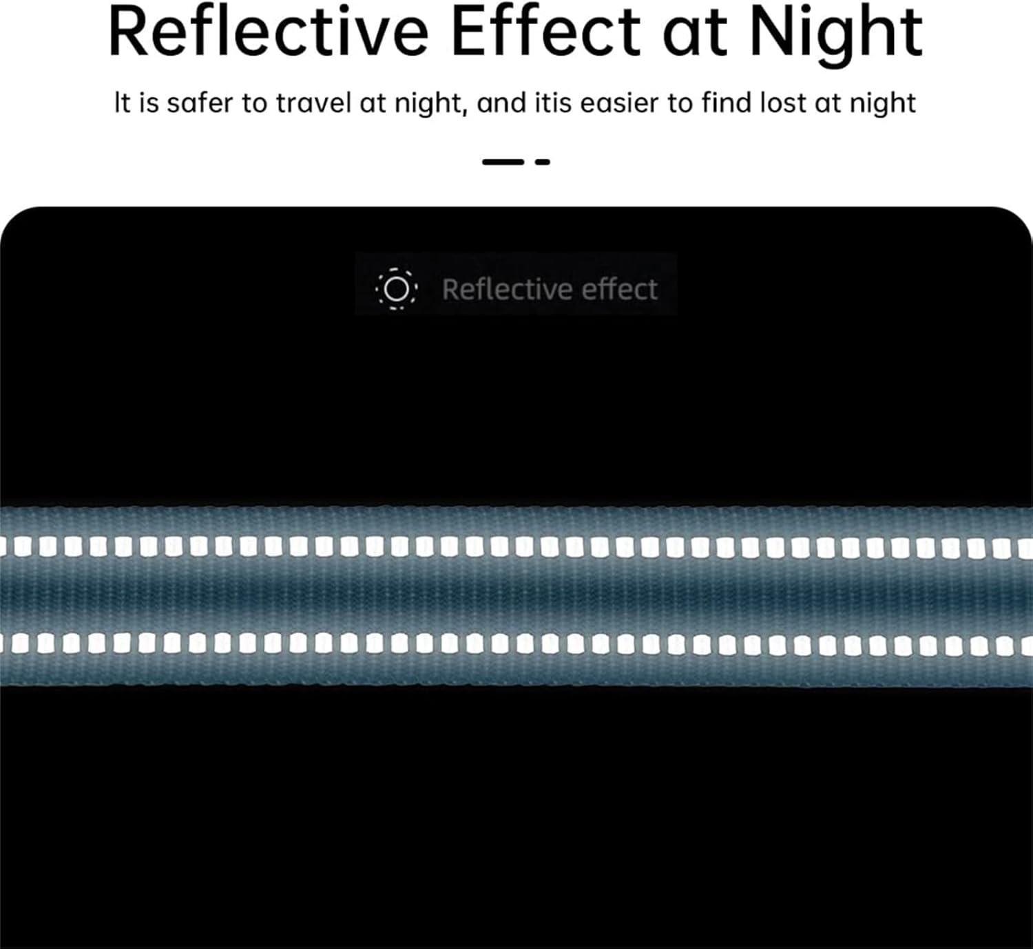 EXCELLENT ELITE SPANKER Reflective Strong Nylon Dog Training Leash Rope 4 Feet Long with Handle for Small and Medium Dogs(Light Blue, 4.3Ft X 1 In.) image number 6