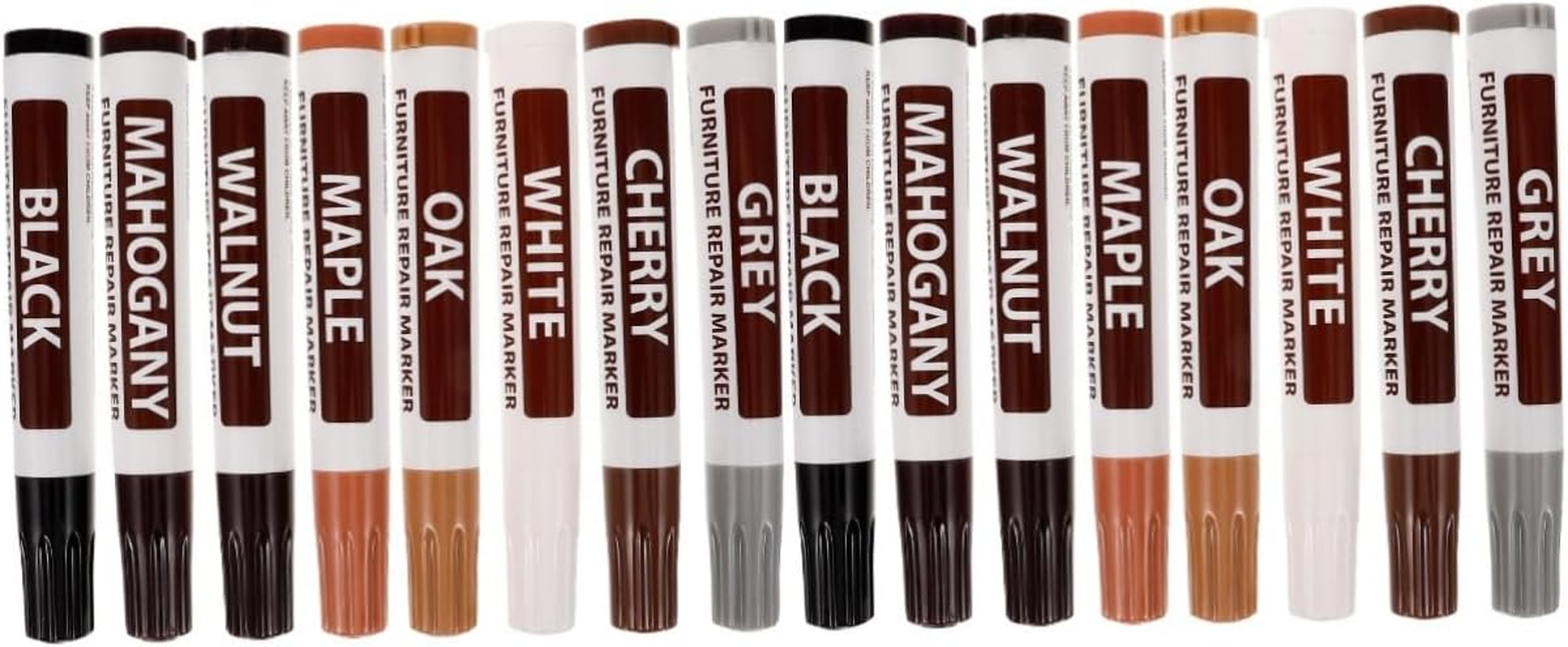 OSALADI 8Pcs Hardwood Floor Repair Kit Touch-Up Markers Pen for Furniture Scratch Repair