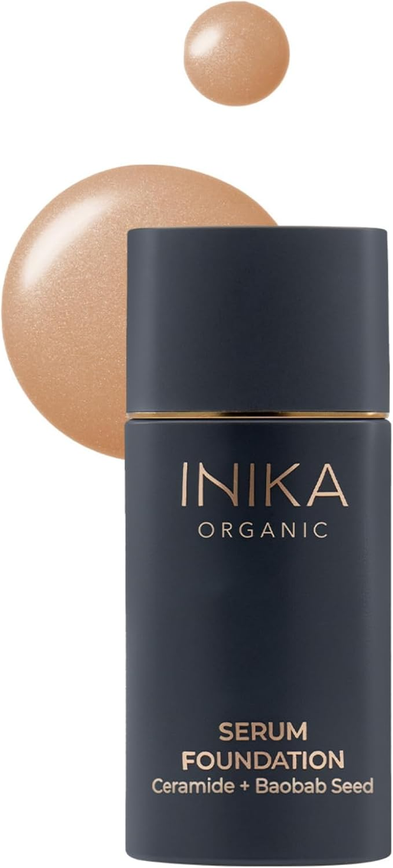 Organic Serum Foundation | Vegan, Buildable Coverage, Weightless Second Skin Feel, Transfer Proof with Skincare Ingredients in Sustainable Packaging. Brilliant 25Ml (Fearless) - Bold image number 2