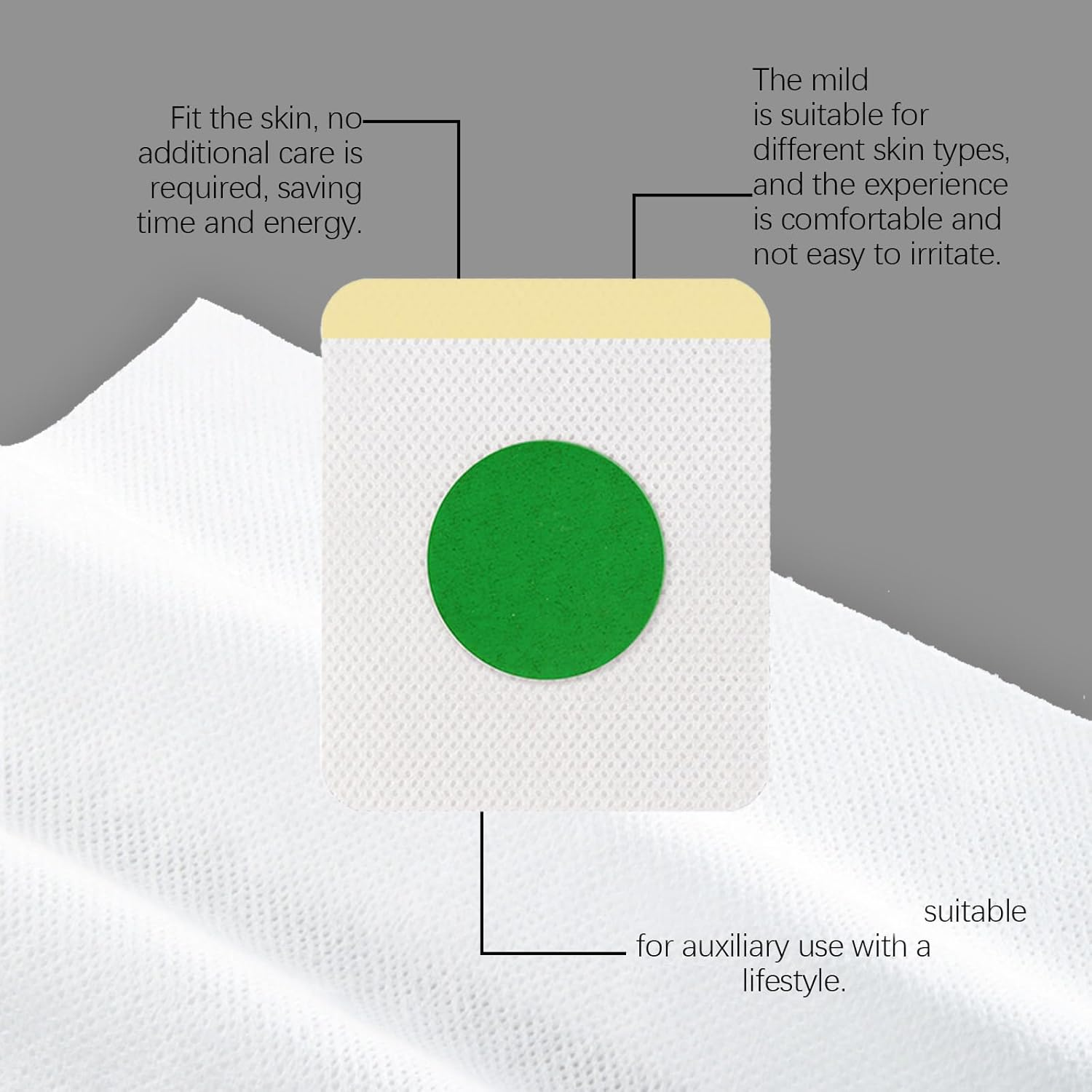 Firming Skin and Body Shaping Care Patch, Body Shaping Patch, Weightless Support Patches, Slimming Breathable Tightening Body, Slimming Patches for Abdomen, Firm & Shaping for Adults Women Men (6Pcs) image number 3