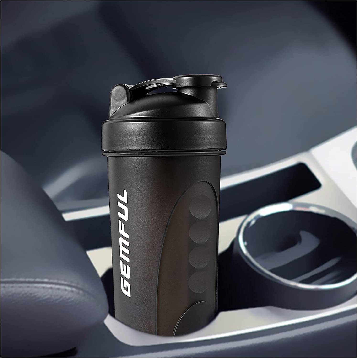 Shaker Bottle for Protein 700Ml Bpa-Free Leak Proof Mixing Blender Cup