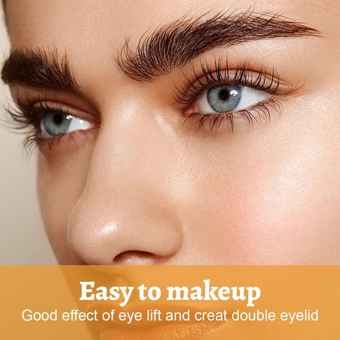 JEYORZY Pack of 1200 Slip-On Eyelids Stripes Invisible Tapes with Tools, Good Adhesion, Slip-On Eyelid Tapes, Waterproof, Traceless Eyelid Tapes image number 2