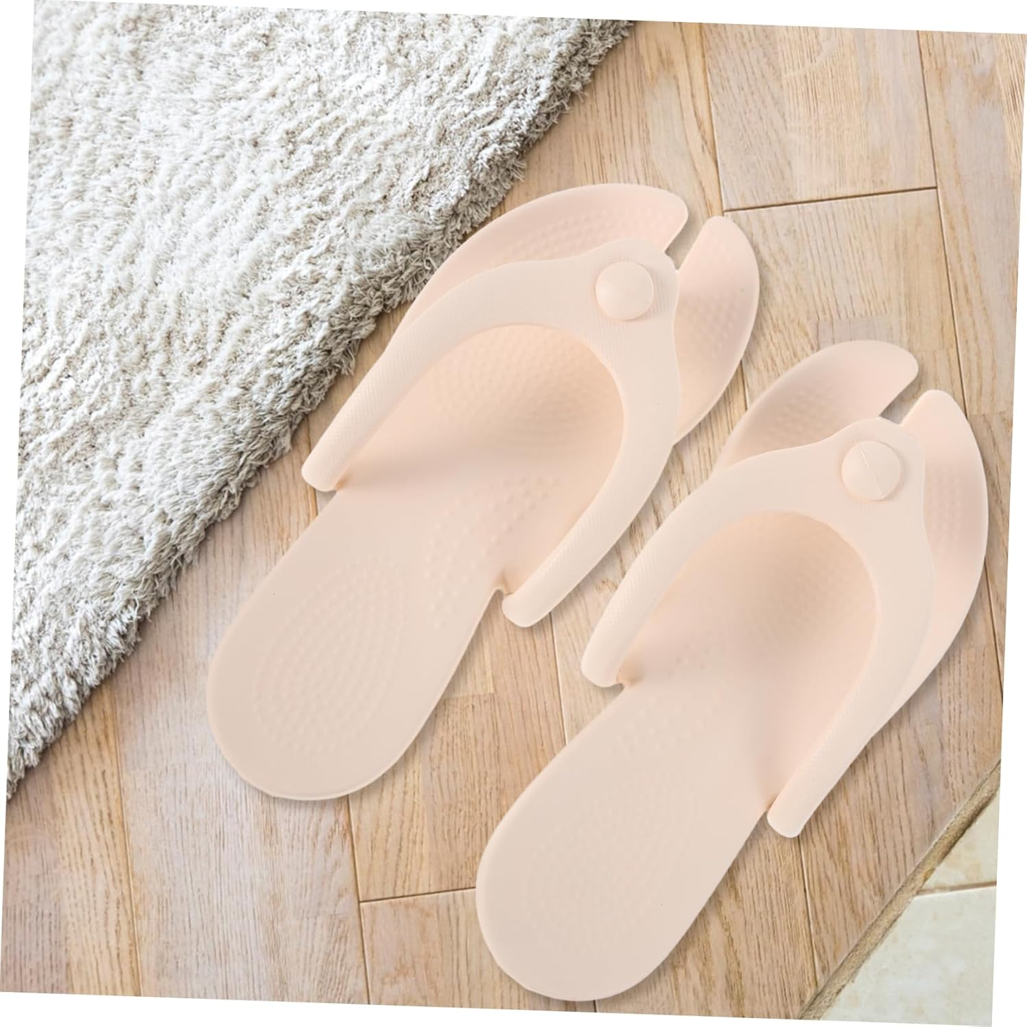 Ipetboom Travel Slippers for Women Foldable Beach Slippers for Guests Comfortable Portable image number 3