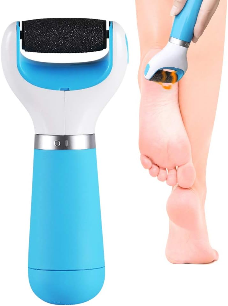 Yasao Electric Foot Grinder with Roller Head Battery Powered Portable Feet File Pedicure Tool Foot Scrubber Callus Remover for Dead Hard Cracked Dry Skin image number 4