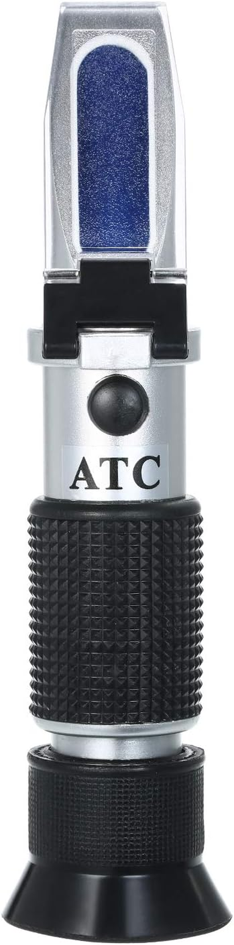 Salinity Refractometer Handheld Seawater Hydrometers Optical Salinity Tester Portable ATC Refractometer, Dual Scale: 0-100&permil; & 1.000-1.070 Specific Gravity, Saltwater Tester for Aquarium, Seawate Salin