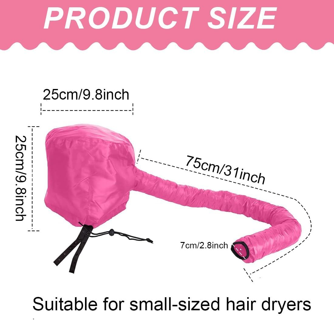 JYNXOR Drying Caps for Hair, Drying Hood Floating Cap, Diffuser Cap for Curls with Adjustable Drawstring, Deep Care Heat Hood Hair, Hair Dryer Cap, Curling Cap, Hair Net Plopping Cap, Thermal Cap image number 5